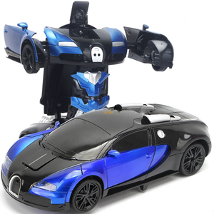 Coche de Control Remoto de Plástico Educativo a Escala 1:18 con Música, Luces y Transformación - Product Image 3
