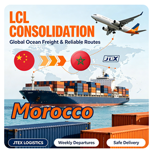 บริการขนส่งสินค้ารวมแบบ LCL จากจีนไปยังโมร็อกโก - Product Image 1