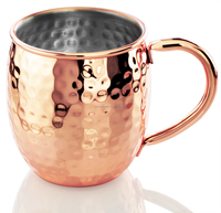 Tasse Moscow Mule, baril et martelé, S/S18/814oz/16oz, cuivre, noir, noir antique