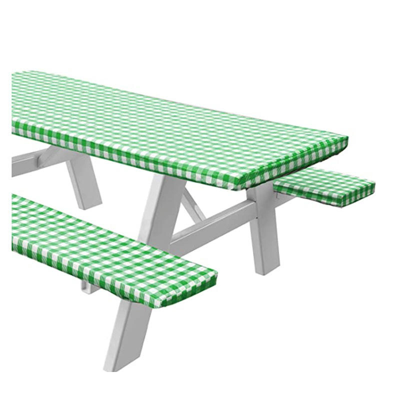 Green and white checkered