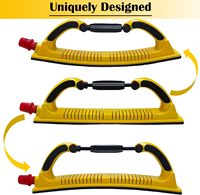 70*400mm sans poussière abrasif crochet et boucle courbes réglables ponçage bloc de polissage automobile blocs de ponceuse outils de support à main
