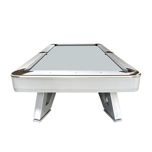 Mesa de <span class=keywords><strong>Billar</strong></span> de Madera Maciza de 9 Pies, Color Blanco Montaña Nevada, Elegante, Modelo 2025, en Venta - Product Image 3