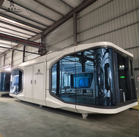 Maison préfabriquée LUBAN CABIN K70, capsule spatiale de 11,5 m², capsule de luxe pour séjour touristique, conception de maison pour séjour touristique