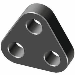 Placa Triangular para Amarre de Ancla/Boya, Accesorios para Cadena, Estructura Soldada por Arrastre, Superficie Galvanizada, Grado U1-U3 MACS1901 MA - Product Image 1