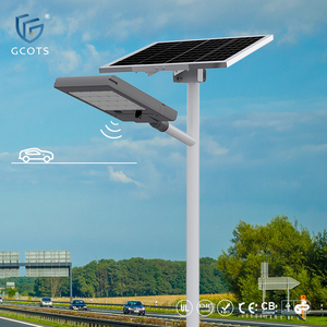 Lampadaire solaire en aluminium moulé sous pression 20W 40W 60W, étanche IP65 pour l'éclairage des allées et des routes SL-AI Stre - Product Image 1