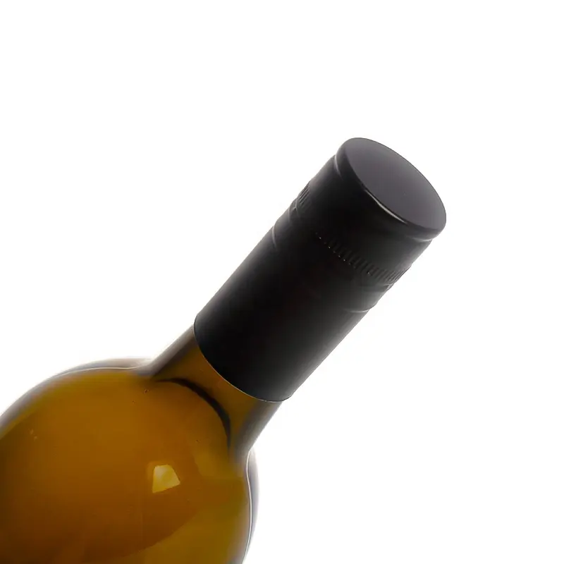 Bouchons à vis personnalisés pour bouteilles de vin 30x60mm Bouchons de bouteilles de vin en verre noir mat