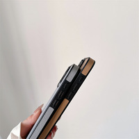 Pour iPhone 16 Pro Max étui en cuir portefeuille oblique à clapet pour iPhone 15 Plus 14 Pro 13 12 Mini 11 XR 7 8 fente pour carte anneau couverture