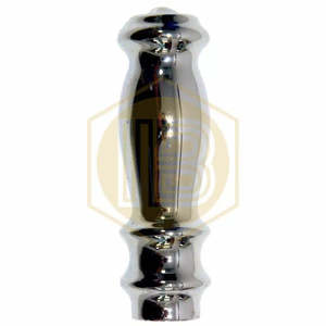Chrome-plated metal knob (refurbished) - Product Image 1