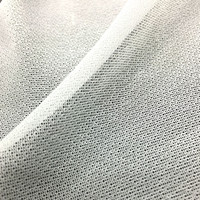 Tissu tricoté circulaire fusible élastique adhésif extensible dans les quatre sens pour vêtement
