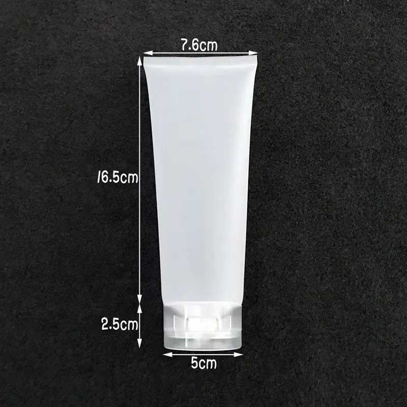 Customized lotion hand cream open ended cosmetic tube facial cleanser soft tube cosmetic squeeze tube plastic