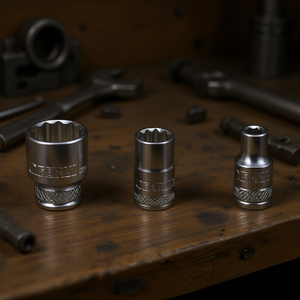 Fervi Polygonal <b>Socket</b> Wrench Normal Series 12mm 10mm 8mm Chrome Vanadium Steel - Product Image 3