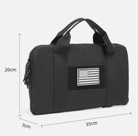 DF0330 pistolet sac multifonctionnel Molle dissimulé en plein air chasse tactique pistolet sac tactique pistolet munitions pochette 13.8IN Document sac