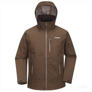 <strong>Mens</strong> Outdoor Waterproof <strong>Jacket</strong> Polyester Plain <strong>Rain</strong> <strong>Jackets</strong> Black Wind Breaker Hoodie 3 Layer <strong>Rain</strong> <strong>Jackets</strong> - Product Image 4