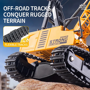 Huina Kaliwo Kỹ Thuật 13511 Xe Tải Đồ Chơi Xe Hơi Cổ Điển Xây Dựng Mô Hình RC Theo Dõi Cần Cẩu Đồ Chơi Cho Trẻ Em Món Quà Giáng Sinh - Product Image 4