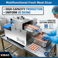 Machine à découper la viande automatique commerciale en acier inoxydable, équipement de découpe en cubes pour restaurants et entreprises de transformation de la viande