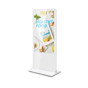 43" 49" 55" 65" 75" FLOOR STANDING DIGITAL SIGNAGE Double-Sided Display Suitable For Android Windows Systems