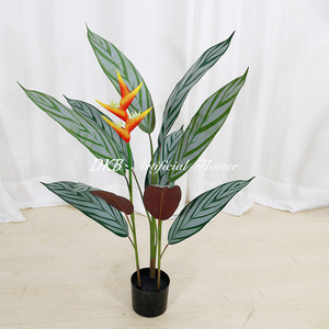 Artificial Flying Feather Bamboo Taro New Design Home Garden Living Room Decoration <b>Plastic</b> High Quality Indoor Decorative - Product Image 2