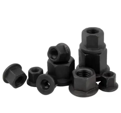 Medium Raised Hexagon Die Press Nut with Flange Gasket Product Category Nuts