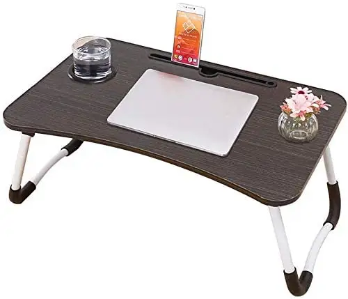 Portable Laptop Bed Tray Table Folding Laptop Desk Notebook Stand Reading Holder with Foldable Legs