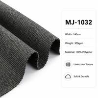 Tissu d'ameublement aspect lin, poids moyen, 100 % polyester, matériaux tissés de haute qualité pour chaises, disponible en gros pour le textile d'ameublement