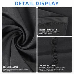 Passamontagna Estivo in Nylon Taglia Unica <span class=keywords><strong>con</strong></span> Foro Singolo per <span class=keywords><strong>Occhiali</strong></span>, Maschera Viso Corta in Seta Ghiaccio per Protezione Solare - Product Image 6