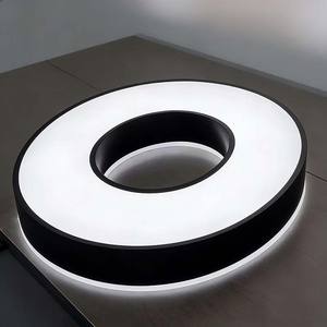 Letrero LED Personalizado Directo de Fábrica, Letrero Comercial con <span class=keywords><strong>Letras</strong></span> de Canal Retroiluminadas y con Iluminación Frontal, <span class=keywords><strong>Letras</strong></span> LED para Exteriores e Interiores - Product Image 2