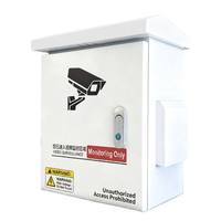 Boîtier électrique extérieur étanche IP66 en acier laminé à froid, coffret de distribution robuste en métal, armoire de commande