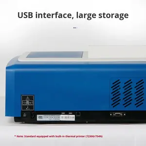 เครื่องสเปกโตรโฟโตมิเตอร์แบบลำแสงแยก ความแม่นยำสูง 340-1000 นาโนเมตร สำหรับการวิเคราะห์เชิงปริมาณในห้องปฏิบัติการ - Product Image 4