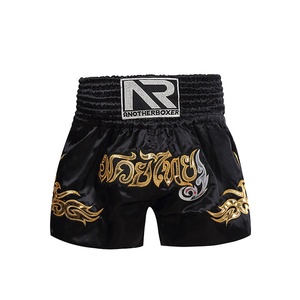 Oem <strong>Thai</strong> <strong>Boxing</strong> <strong>Shorts</strong> <strong>Sewing</strong> <strong>Pattern</strong> Customized Private Embroidery Logo <strong>Boxing</strong> Sweat Pant <strong>Shorts</strong> Women - Product Image 3