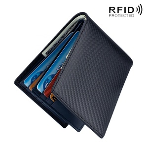 Custom Real Leather RFID <b>Card</b> <b>Holder</b> <b>Wallet</b> for Men Soft Genuine Leather Travel Credit <b>Card</b> <b>Wallet</b> - Product Image 4