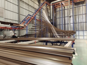 6063 T5 T6 sơn tĩnh điện nhôm ép đùn Nam Phi zimbabwe Zambia hồ sơ trực tiếp một cửa nhà sản xuất loonglu - Product Image 5