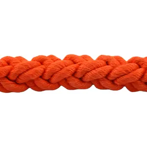 Corde d'attache marine, corde d'ancrage, corde en nylon à trois brins pour le levage du navire, corde en polyester et polypropylène