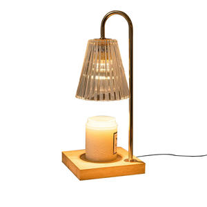 新しいアイデア高級溶融ワックスランプキャンドルウォーマーランプ電気香りキャンドルライトナイトタイマー付き調光可能 - Product Image 1