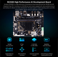 Carte de développement IA RK3588 NPU 6TOPS GPU Mali-G610 4 Go de RAM 32 Go EMMC OS Android/Linux/Ubuntu Server/Debian
