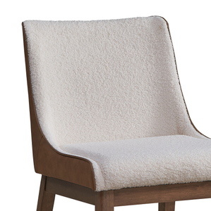 Chaises de salle à manger modernes capitonnées en bois pour la maison, le bureau, le salon et la chambre, meubles de restaurant pour salle à manger, lot de 2 - Product Image 4