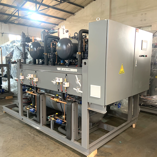 Data Center Cold Storage Use Screw Type Chiller Industrial Water Cooling Refrigeration System Unit