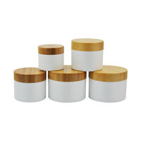 Botol dan Botol Kemasan Kosmetik Bambu Plastik Putih Berkualitas Tinggi untuk Sampo Body Cream Serum Lotion