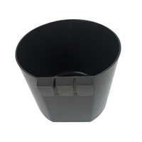 Vente directe d'usine QA Lz 1.5L Mangeoire suspendue en plastique pour oiseaux, abreuvoir pour animaux, coupelles pour cage