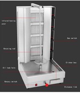 Robot automatique Doner Kebab faisant la machine Shawarma Grill Chawarma électrique à gaz à vendre