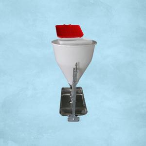 อุปกรณ์เลี้ยงสุกรอัตโนมัติคุณภาพดี ยี่ห้อเหิงหยิน รุ่นใหม่ วัสดุพลาสติก+เหล็ก สำหรับอาหารเปียกและแห้ง สีขาว ขนาด 50 กก. รับประกัน 1 ปี ใช้งานได้ยาวนาน - Product Image 3