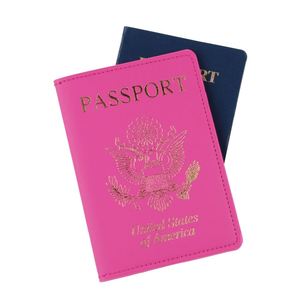 Luxury Slim Travel Passport Holder Luggage Tag <b>Set</b> Fashion PU Leather Cover <b>Wallet</b> RFID Waterproof Case for <b>Men</b> and Women - Product Image 2