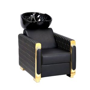 Fauteuil de lavage de cheveux pour salon de coiffure, prix d'usine, vente en gros, fauteuil de barbier tendance - Product Image 1