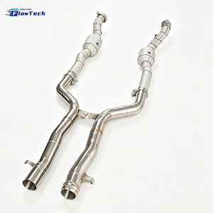 ท่อร่วมไอเสียท่อไอเสียสเตนเลสสตีล304สำหรับเมอร์เซเดสเบนซ์ W221 S500 5.5L M273 V8การไหลสูงโดยตรง - Product Image 1