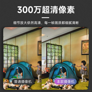 กล้องอีซี่วิวแบล็คการ์ด 3MP กล้องวงจรปิดในอาคารแบบ Wi-Fi พร้อมระบบเสียงสองทางและที่เก็บข้อมูลบนคลาวด์ - Product Image 4