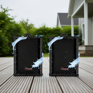 Altavoces de Pared Estéreo para Exteriores de 5 Núcleos, 6.5 Pulgadas, Impermeables, Pasivos, con Cable, 100W Pico, Sistema de Audio para Patio, 2 Piezas - Product Image 2