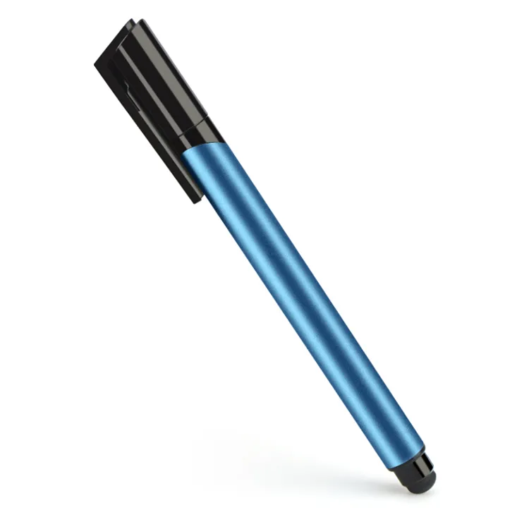 タッチスタイラスボールペン青い詰め替えUSBフラッシュメモリでギフトUSBペンをカスタマイズ
