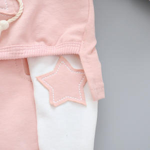 Ensemble deux pièces décontracté en laine et coton imprimé pour adolescentes, vêtements pour enfants fabriqués en Chine, vente en gros - Product Image 6