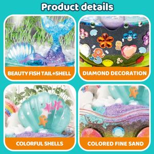 Zhorya - Juego de Manualidades de Terrario de Sirena, Mini Jardín de Huevos, Juguetes Educativos DIY para Niños, Kit de Cultivo de Semillas - Product Image 5