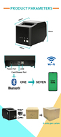 Sunson QP801U Opération Facile POS Imprimante de Reçus Thermique USB Série Lan WiFi BT Ticket Bill Imprimante Multiple Stock