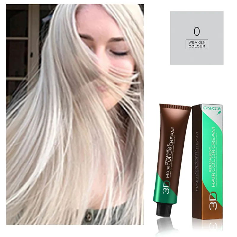 High Quality Permanent Hair Color Dye Ammonia Free Changing Hair Colour Cream 52 Colors